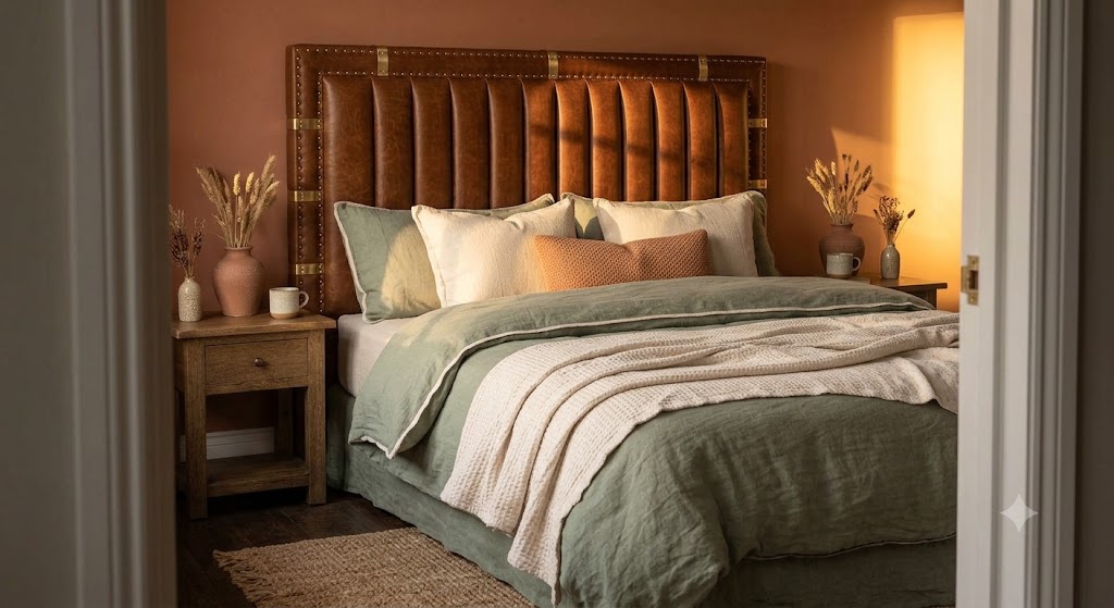13 Earth Tone Bedroom Decor Ideas: Terracotta, Olive, and Brown for a Warm Retreat image 3