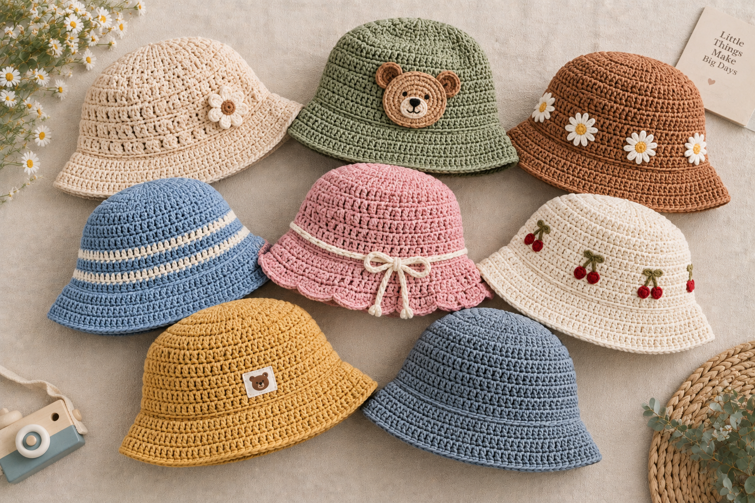 8 Free Bucket Hat Crochet Patterns to Try