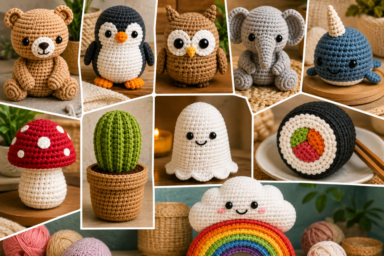 10 Easy Crochet Animal Patterns for Beginners