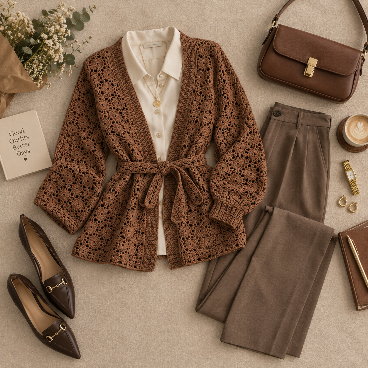 10 Crochet Cardigan Outfit Ideas for Fall image 7